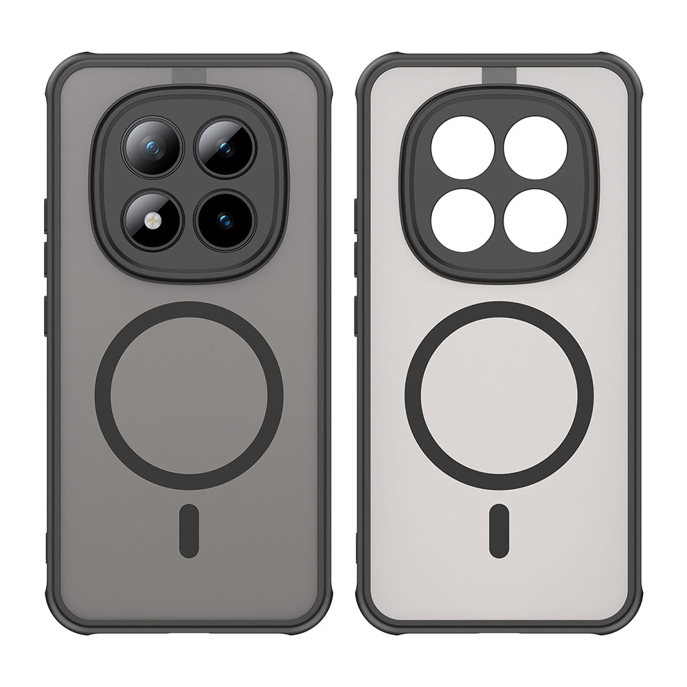 Pouzdro MagSafe pro Xiaomi Poco M8 Pro / Redmi Note 15 Pro+ 5G, Techsuit, HaloFrost II, Černá