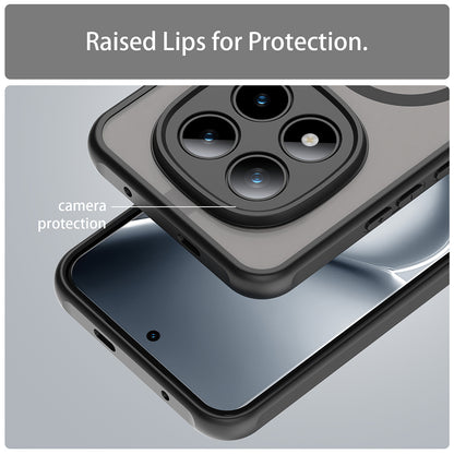 Pouzdro MagSafe pro Xiaomi Poco M8 Pro / Redmi Note 15 Pro+ 5G, Techsuit, HaloFrost II, Černá