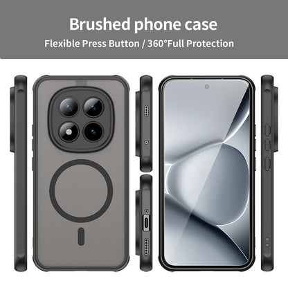 Pouzdro MagSafe pro Xiaomi Poco M8 Pro / Redmi Note 15 Pro+ 5G, Techsuit, HaloFrost II, Černá