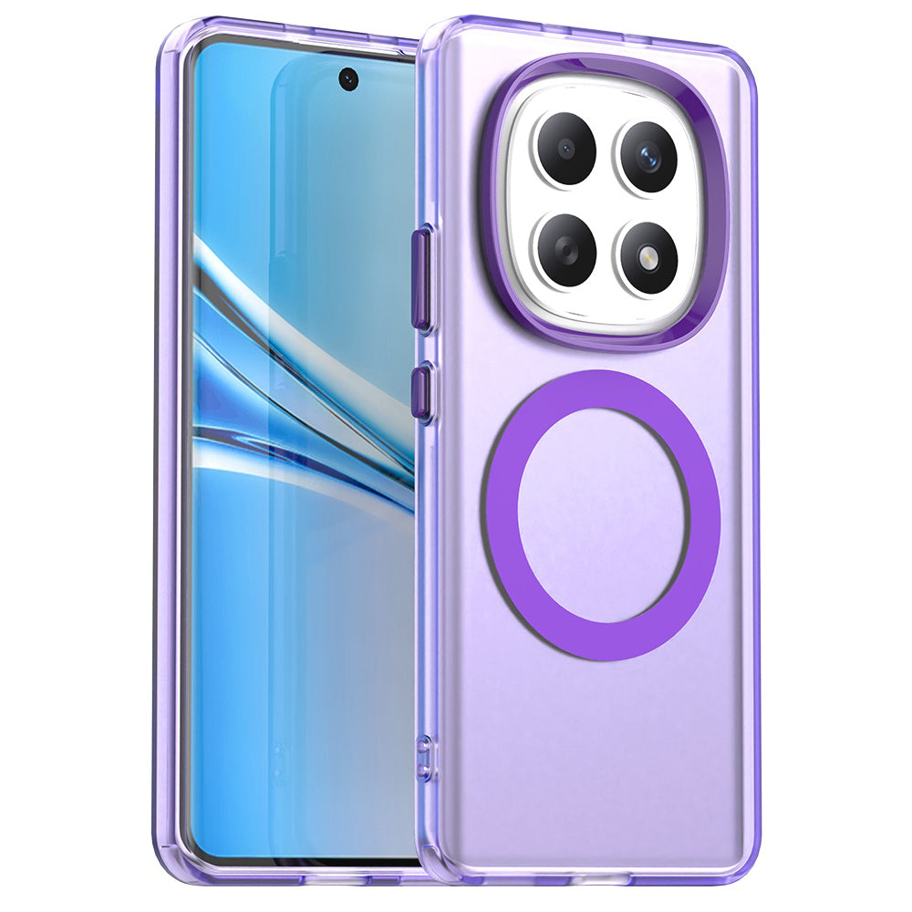 Pouzdro MagSafe pro Xiaomi Poco M8 / Redmi Note 15 5G / Note 15 4G, Techsuit, CandyCase, Fialové