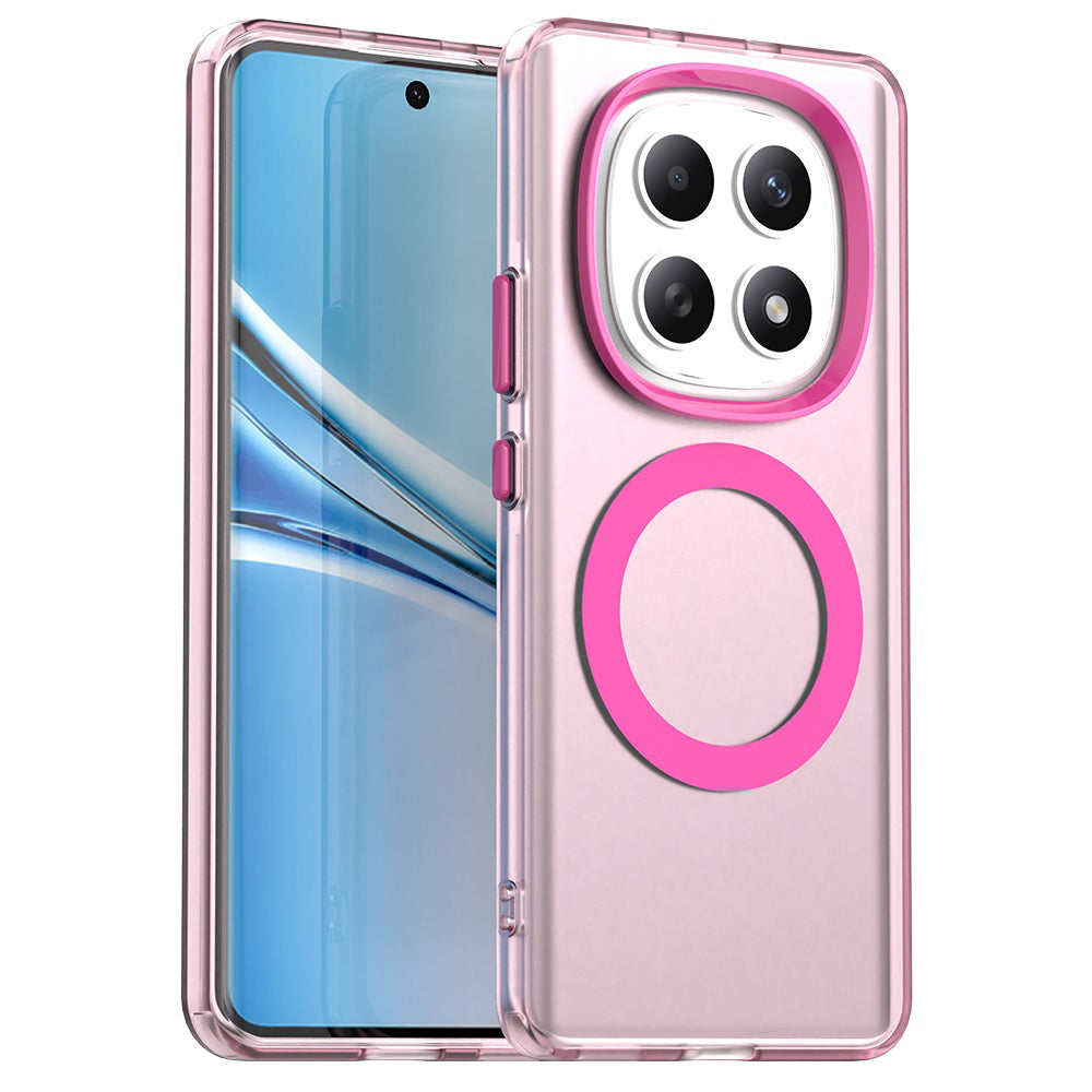 Pouzdro MagSafe pro Xiaomi Poco M8 / Redmi Note 15 5G / Note 15 4G, Techsuit, CandyCase, Růžové