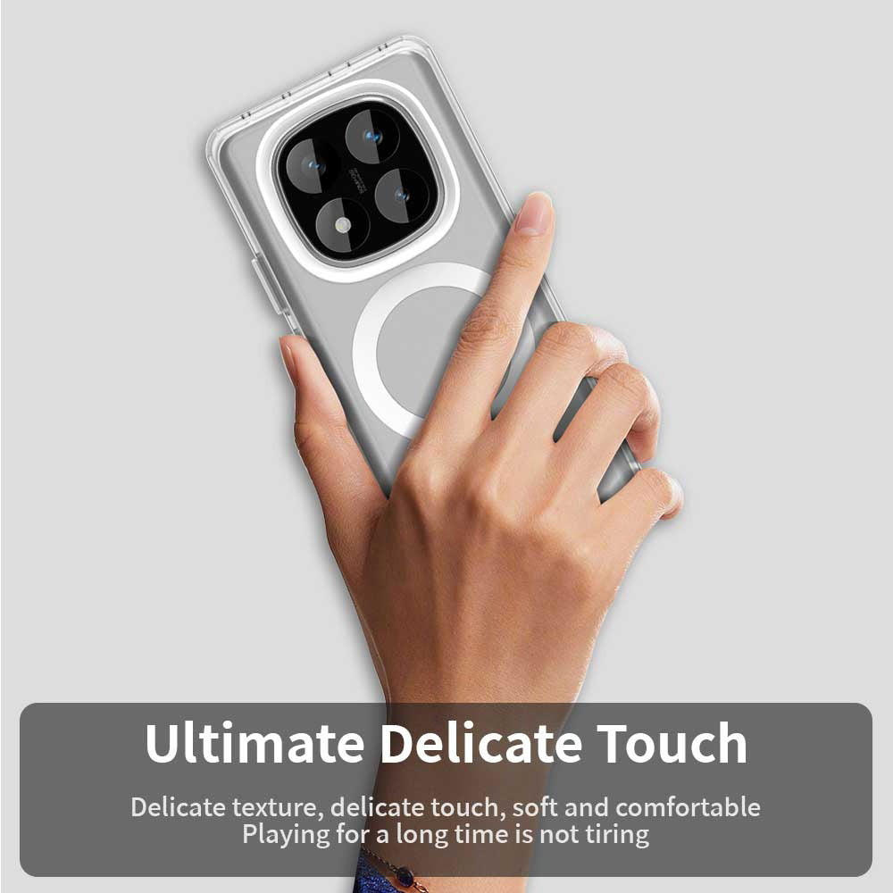 MagSafe pouzdro pro Xiaomi Poco X7 / Redmi Note 14 Pro 5G, Techsuit, CandyCase, bílé