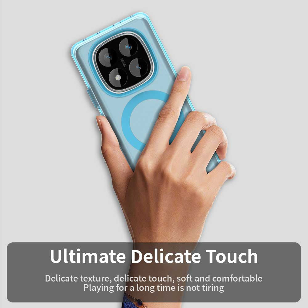 MagSafe pouzdro pro Xiaomi Poco X7 / Redmi Note 14 Pro 5G, Techsuit, CandyCase, Modrá