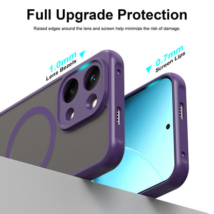 MagSafe pouzdro pro Xiaomi Poco X8 Pro Max, Techsuit, HaloFrost II, Fialová