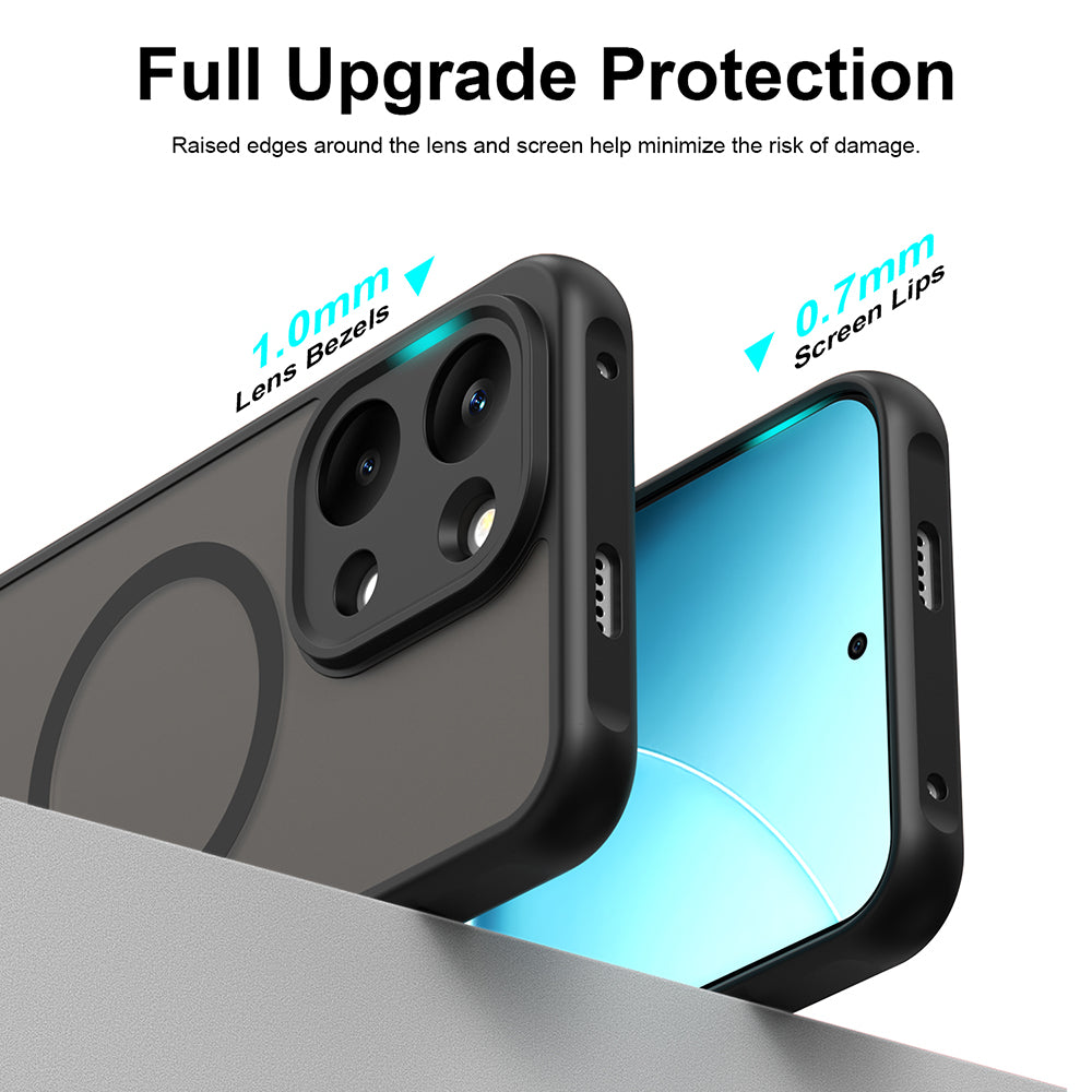 MagSafe pouzdro pro Xiaomi Poco X8 Pro Max, Techsuit, HaloFrost II, Černá