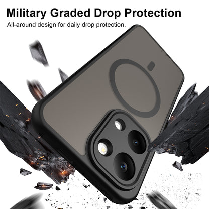 MagSafe pouzdro pro Xiaomi Poco X8 Pro Max, Techsuit, HaloFrost II, Černá