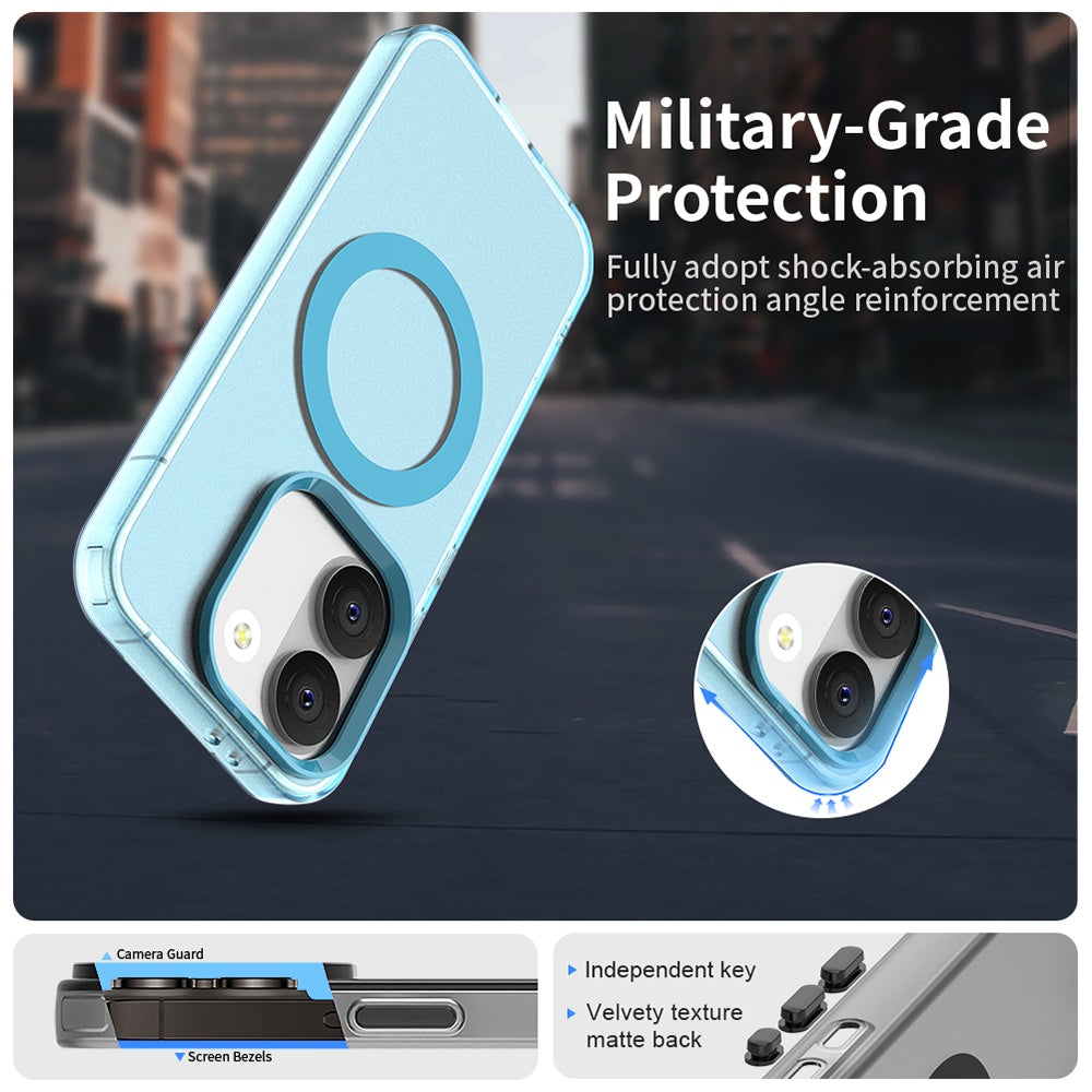 MagSafe pouzdro pro Xiaomi Poco X8 Pro, Techsuit, CandyCase, modré