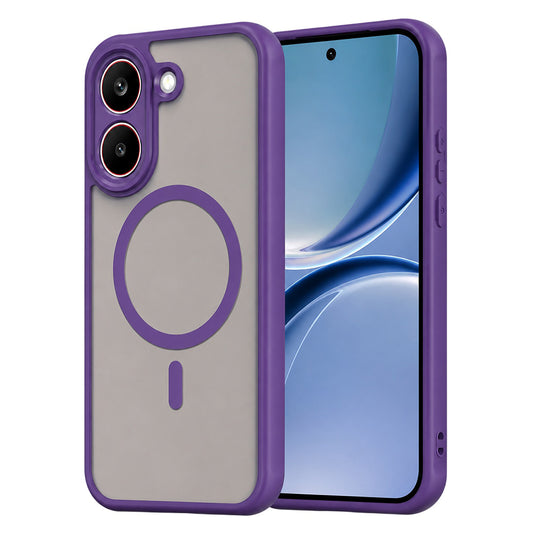 MagSafe pouzdro pro Xiaomi Poco X8 Pro, Techsuit, HaloFrost II, fialové