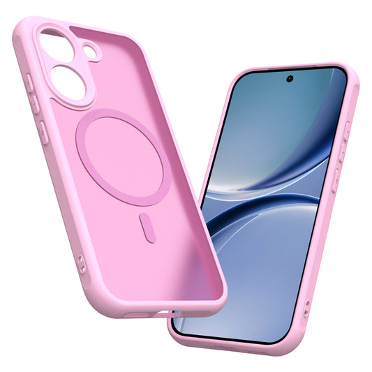 MagSafe pouzdro pro Xiaomi Poco X8 Pro, Techsuit, HaloFrost II, Růžové