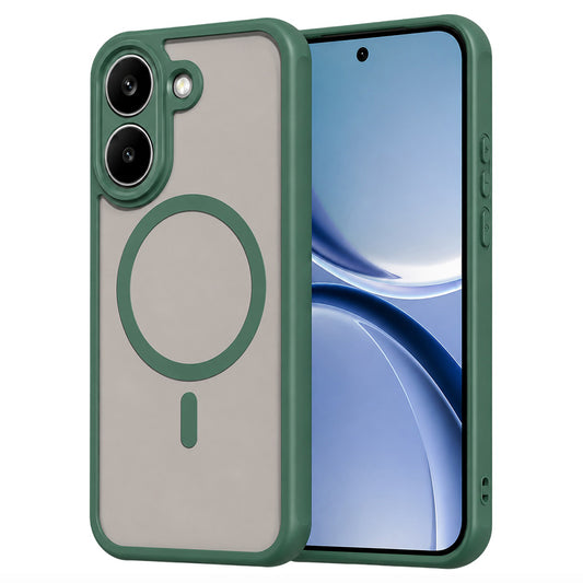 MagSafe pouzdro pro Xiaomi Poco X8 Pro, Techsuit, HaloFrost II, Zelené