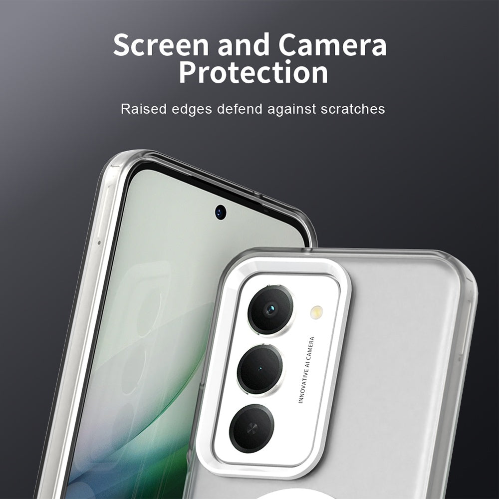 Pouzdro MagSafe pro Xiaomi Redmi 15 5G / 15 4G, Techsuit, CandyCase, Bílá