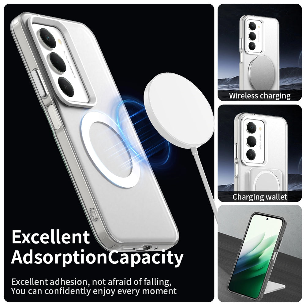 Pouzdro MagSafe pro Xiaomi Redmi 15 5G / 15 4G, Techsuit, CandyCase, Bílá