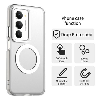 Pouzdro MagSafe pro Xiaomi Redmi 15 5G / 15 4G, Techsuit, CandyCase, Bílá