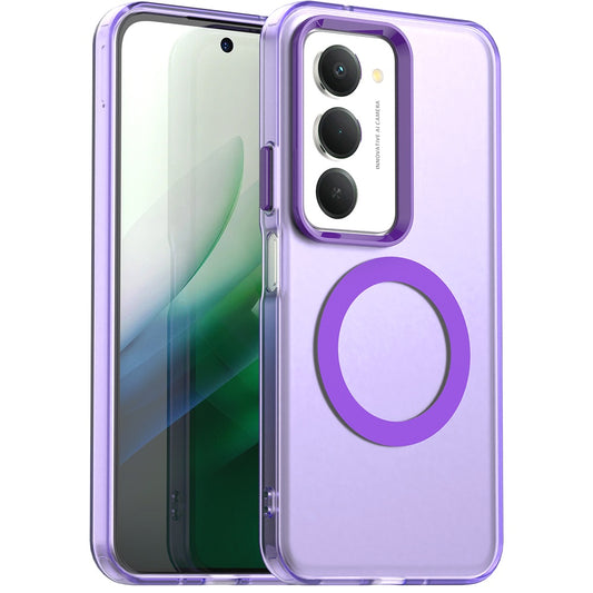 Pouzdro MagSafe pro Xiaomi Redmi 15 5G / 15 4G, Techsuit, CandyCase, Fialové