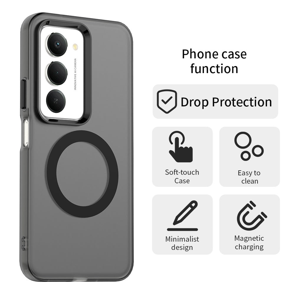 Pouzdro MagSafe pro Xiaomi Redmi 15 5G / 15 4G, Techsuit, CandyCase, Černá