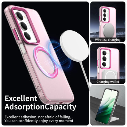 Pouzdro MagSafe pro Xiaomi Redmi 15 5G / 15 4G, Techsuit, CandyCase, Růžová