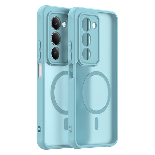 Pouzdro MagSafe pro Xiaomi Redmi 15 5G / 15 4G, Techsuit, HaloFrost II, Světle zelená