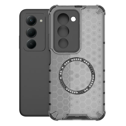 Pouzdro MagSafe pro Xiaomi Redmi 15 5G / 15 4G, Techsuit, HoneyComb Shield, Černá