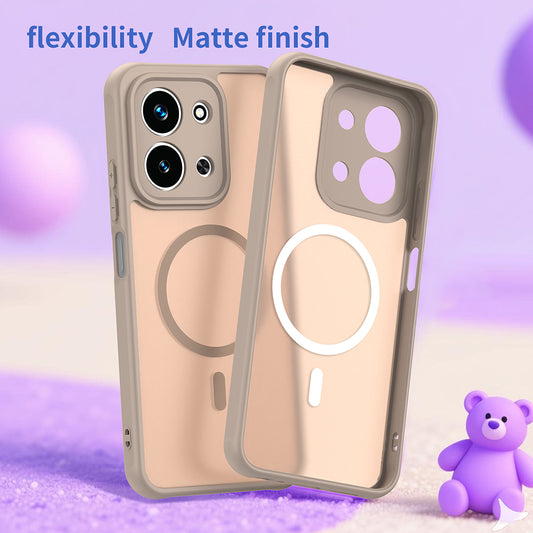 Pouzdro MagSafe pro Xiaomi Redmi 15C 5G / 15C 4G, Techsuit, HaloFrost II, Zlaté