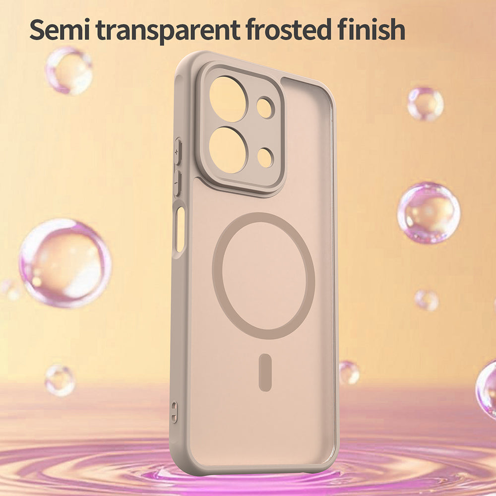 Pouzdro MagSafe pro Xiaomi Redmi 15C 5G / 15C 4G, Techsuit, HaloFrost II, Zlaté