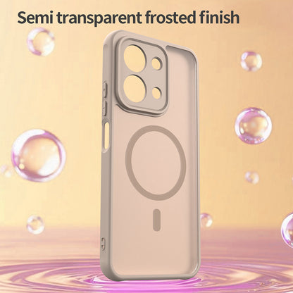 Pouzdro MagSafe pro Xiaomi Redmi 15C 5G / 15C 4G, Techsuit, HaloFrost II, Zlaté