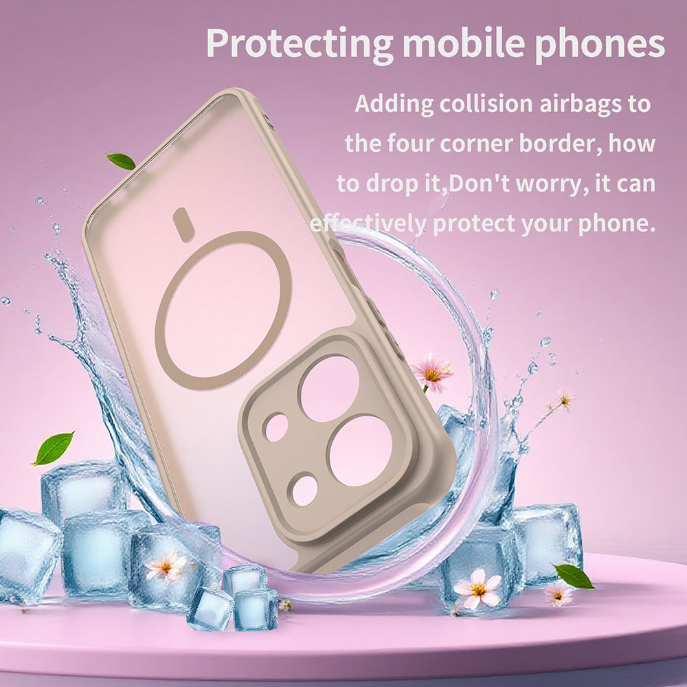 Pouzdro MagSafe pro Xiaomi Redmi 15C 5G / 15C 4G, Techsuit, HaloFrost II, Zlaté