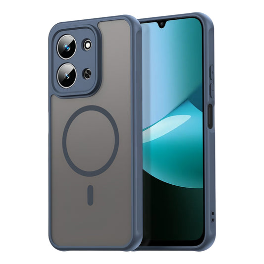 Pouzdro MagSafe pro Xiaomi Redmi 15C 5G / 15C 4G, Techsuit, HaloFrost II, Námořnická modř