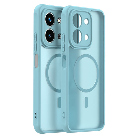 Pouzdro MagSafe pro Xiaomi Redmi 15C 5G / 15C 4G, Techsuit, HaloFrost II, Světle zelená