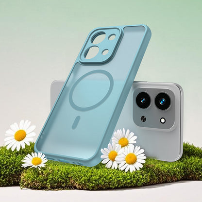 Pouzdro MagSafe pro Xiaomi Redmi 15C 5G / 15C 4G, Techsuit, HaloFrost II, Světle zelená