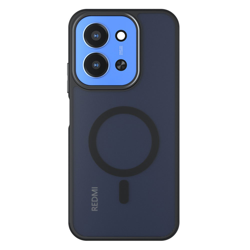 Pouzdro MagSafe pro Xiaomi Redmi 15C 5G / 15C 4G, Techsuit, PureFrost, Saténově černé