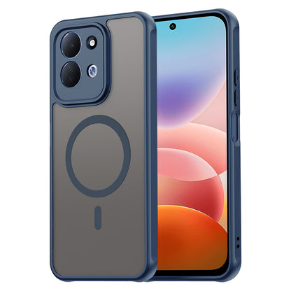 MagSafe Case for Xiaomi Redmi 17 5G / 17 4G, Techsuit, HaloFrost II, Navy Blue