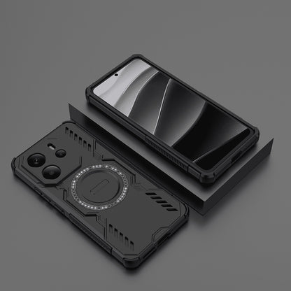 MagSafe pouzdro pro Xiaomi Redmi Note 14 4G (Regionální), Techsuit, ArmorMag, Černá