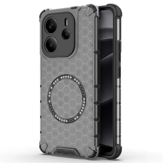 MagSafe pouzdro pro Xiaomi Redmi Note 14 4G (Regionální), Techsuit, HoneyComb Shield, Černá
