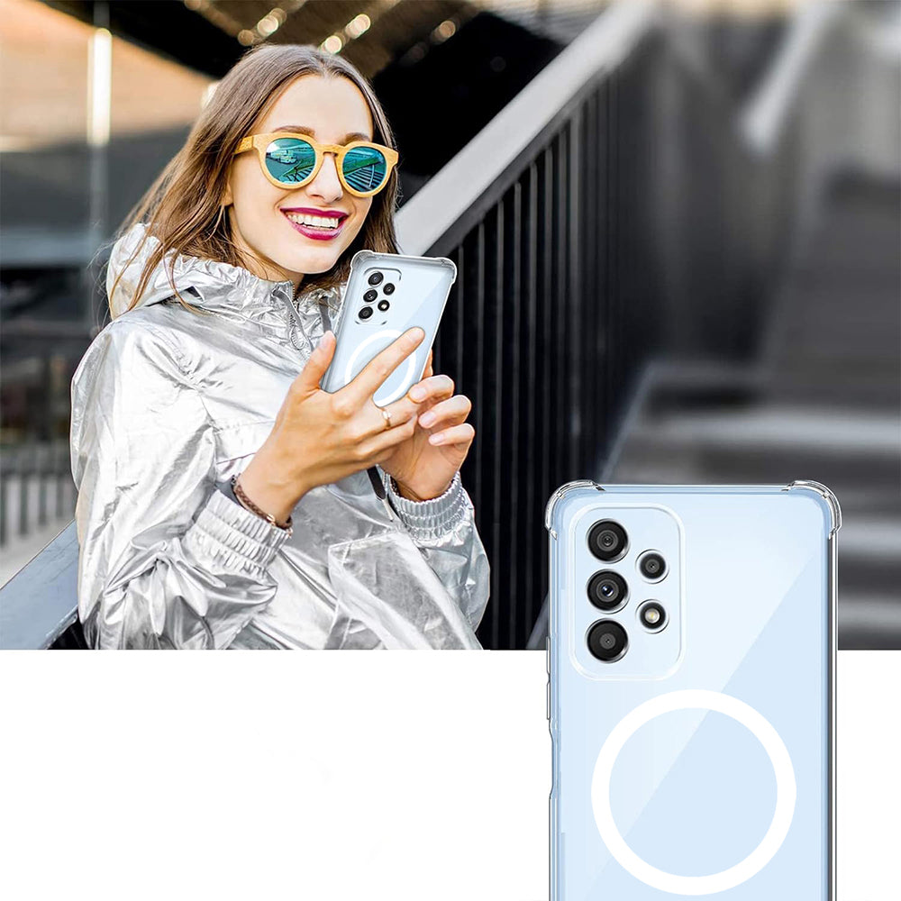MagSafe pouzdro pro Xiaomi Redmi Note 14 4G (Regionální), Techsuit, nárazuvzdorné, průhledné