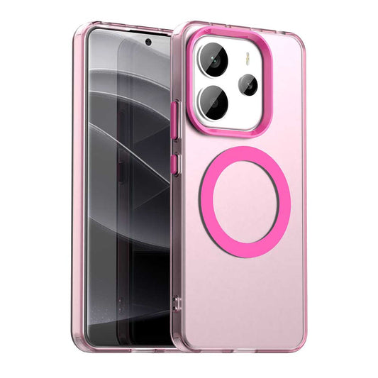 MagSafe pouzdro pro Xiaomi Redmi Note 14 4G (Standard), Techsuit, CandyCase, Růžová