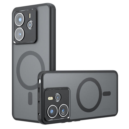 MagSafe pouzdro pro Xiaomi Redmi Note 14 4G (Standard), Techsuit, PureFrost, Černá