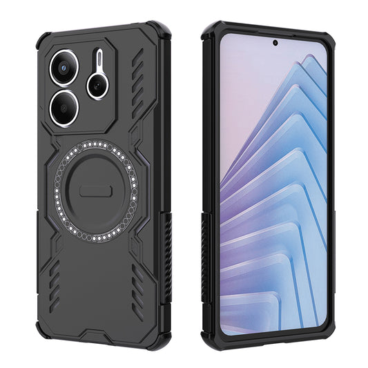MagSafe pouzdro pro Xiaomi Redmi Note 14 5G, Techsuit, ArmorMag, černé