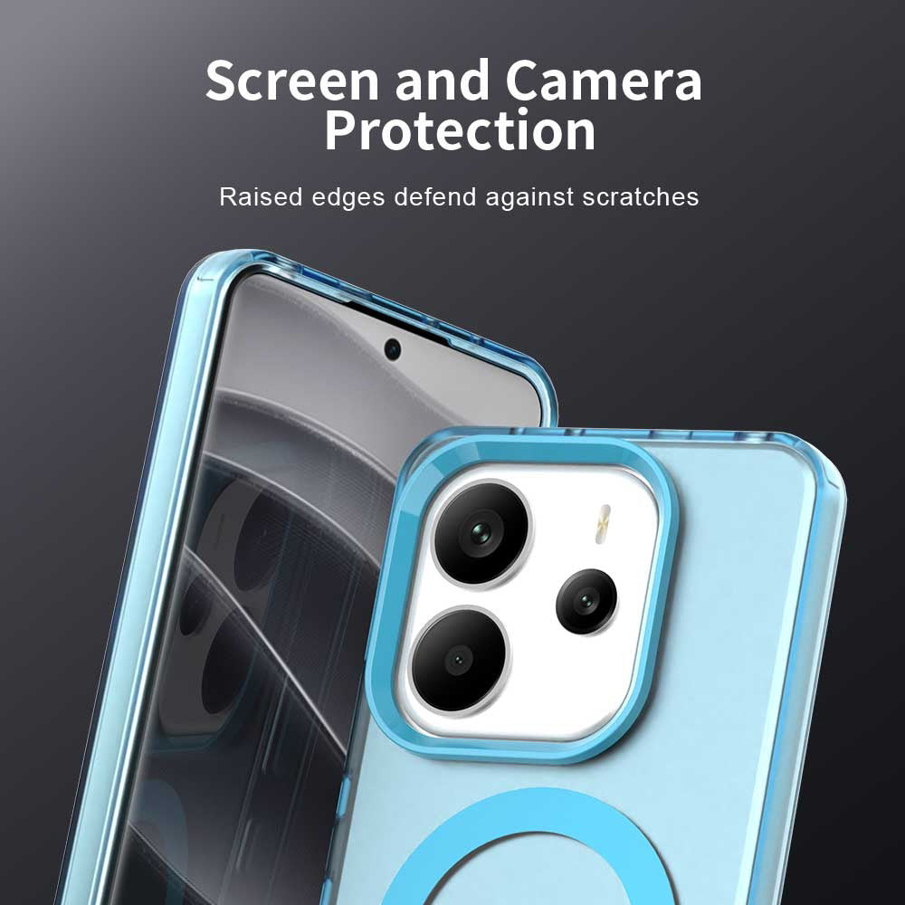 MagSafe pouzdro pro Xiaomi Redmi Note 14 5G, Techsuit, CandyCase, modrá