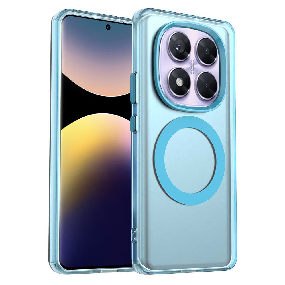 MagSafe pouzdro pro Xiaomi Redmi Note 14 Pro 4G, Techsuit, CandyCase, modré