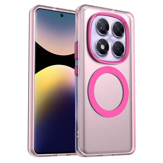 MagSafe pouzdro pro Xiaomi Redmi Note 14 Pro 4G, Techsuit, CandyCase, Růžová