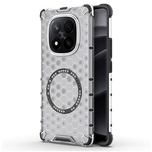 MagSafe pouzdro pro Xiaomi Redmi Note 14 Pro+ 5G, Techsuit, HoneyComb Shield, bílé