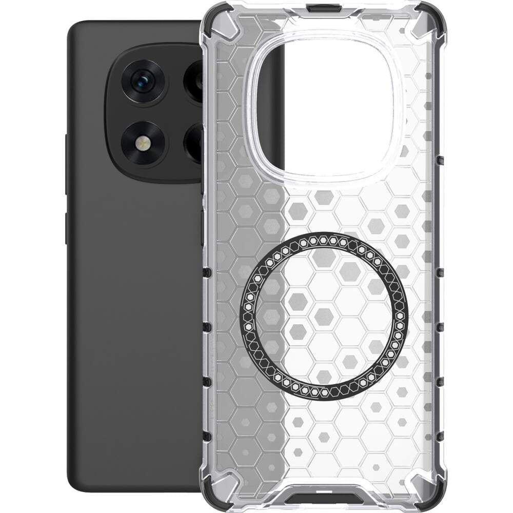 MagSafe pouzdro pro Xiaomi Redmi Note 14 Pro+ 5G, Techsuit, HoneyComb Shield, bílé