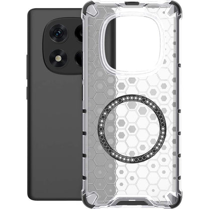MagSafe pouzdro pro Xiaomi Redmi Note 14 Pro+ 5G, Techsuit, HoneyComb Shield, bílé