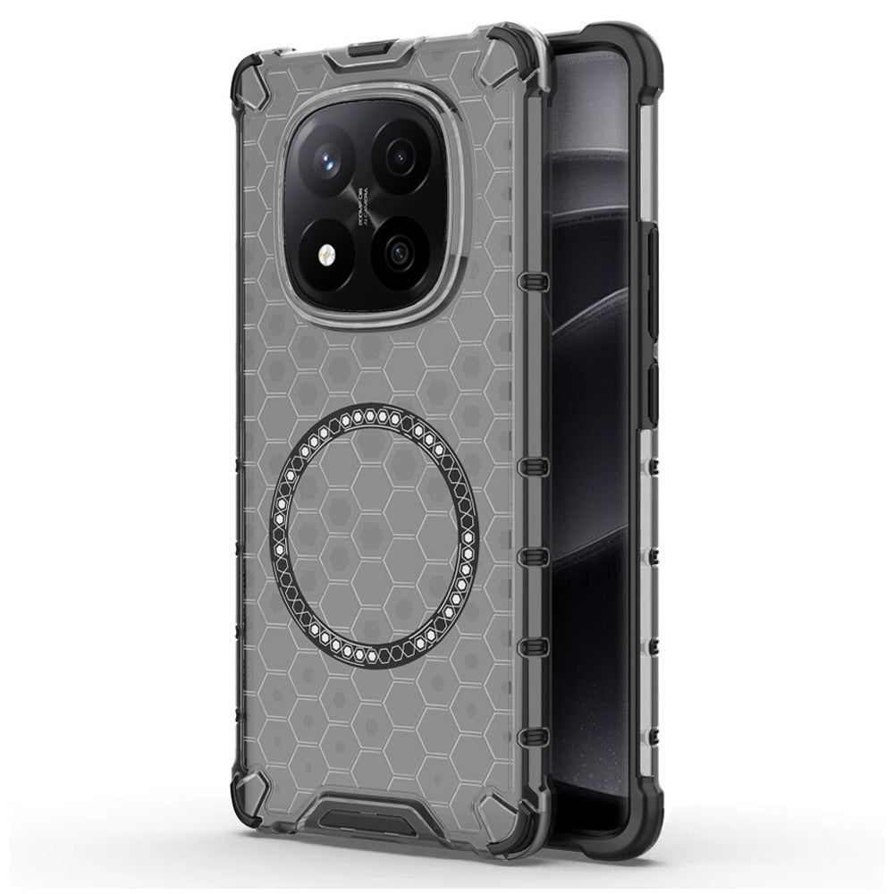 MagSafe pouzdro pro Xiaomi Redmi Note 14 Pro+ 5G, Techsuit, HoneyComb Shield, černé