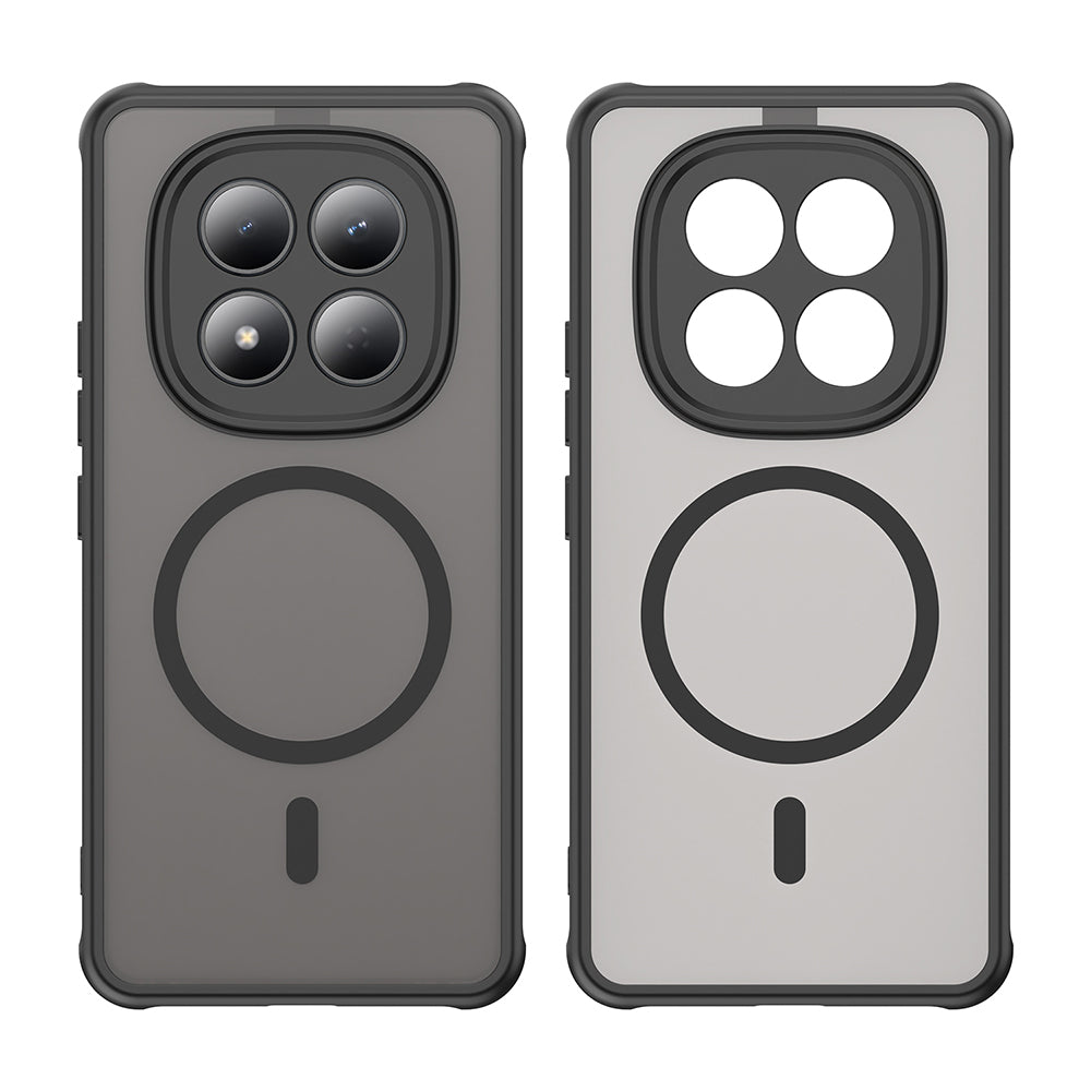 Pouzdro MagSafe pro Xiaomi Redmi Note 15 Pro 4G, Techsuit, HaloFrost II, Černá