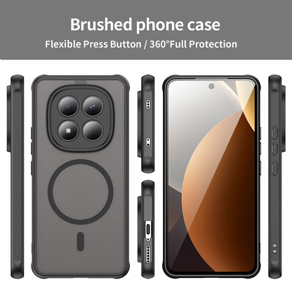 Pouzdro MagSafe pro Xiaomi Redmi Note 15 Pro 4G, Techsuit, HaloFrost II, Černá