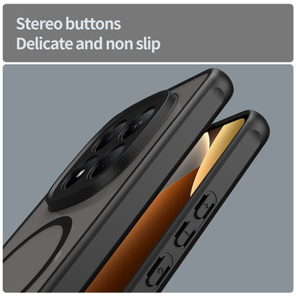 Pouzdro MagSafe pro Xiaomi Redmi Note 15 Pro 4G, Techsuit, HaloFrost II, Černá