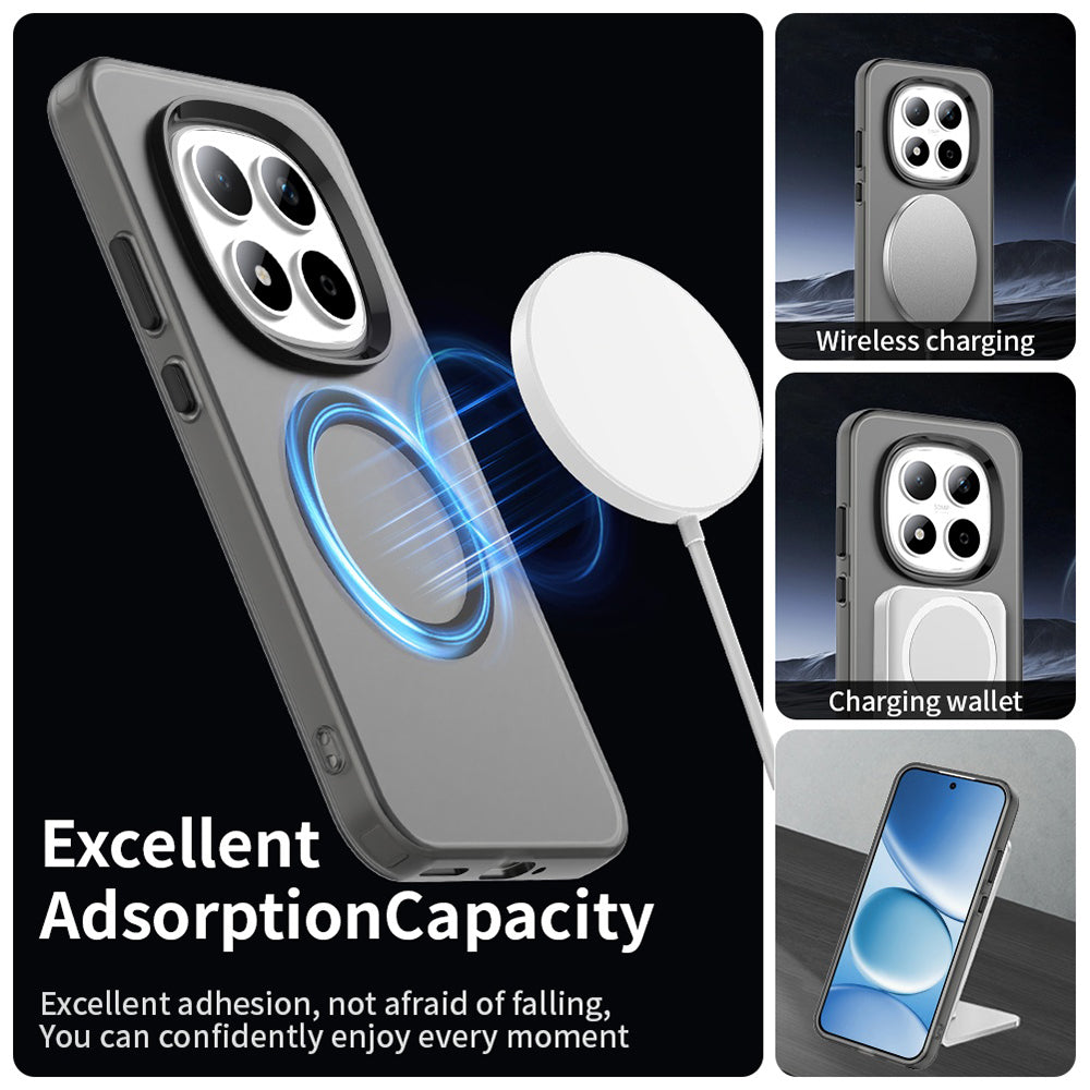 Pouzdro MagSafe pro Xiaomi Redmi Note 15 Pro 5G, Techsuit, CandyCase, Černá