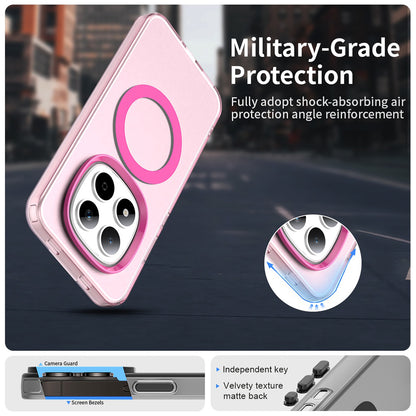 Pouzdro MagSafe pro Xiaomi Redmi Note 15 Pro 5G, Techsuit, CandyCase, Růžová