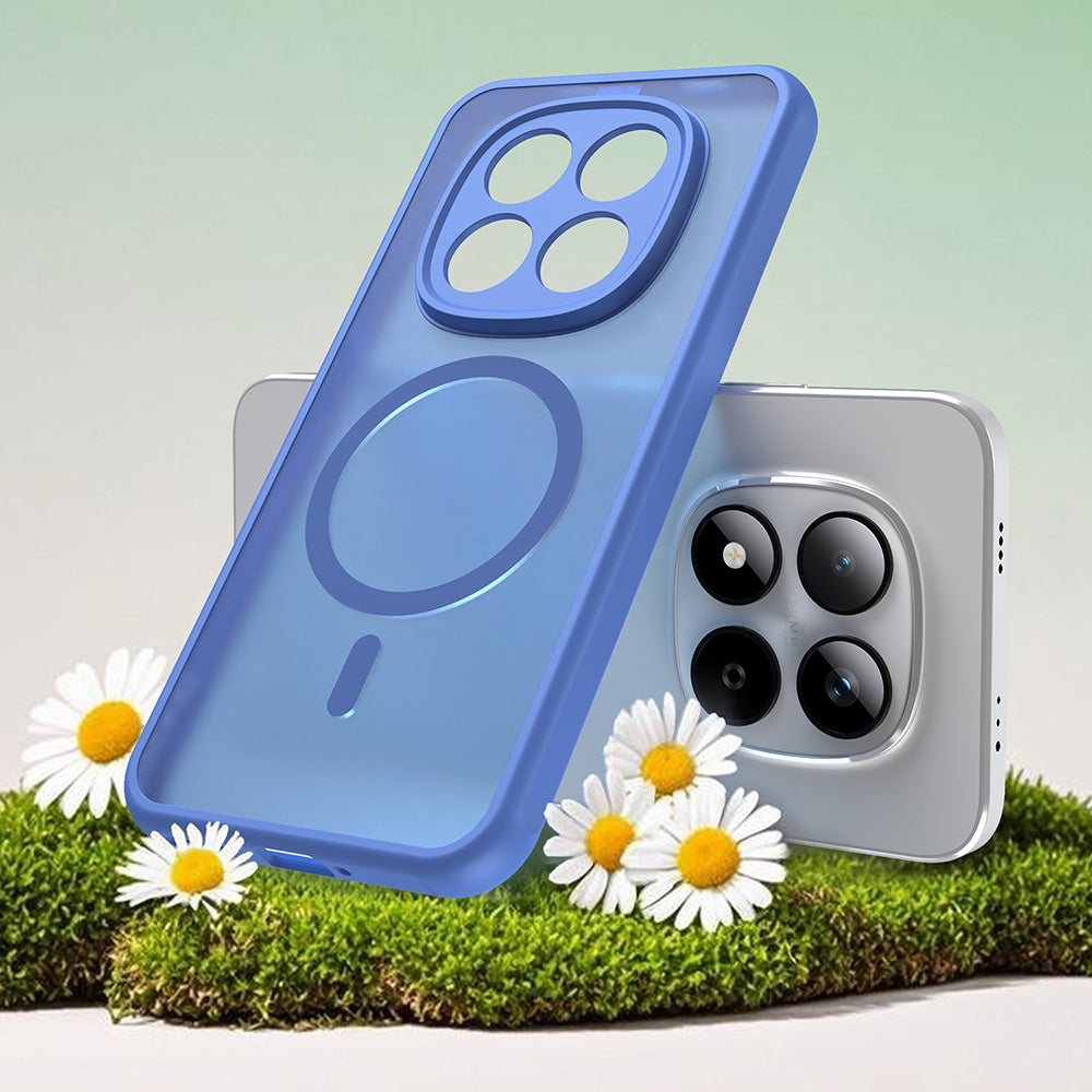 MagSafe Case for Xiaomi Redmi Note 15 Pro 5G, Techsuit, HaloFrost II, Blue